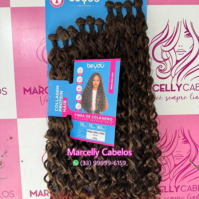 CABELO MIGA SUA LOKA FIBRA DE COLAGENO - BE YOU