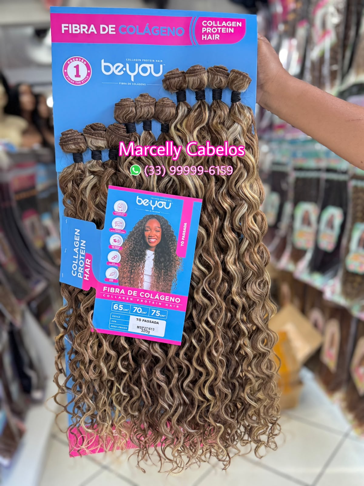 Cabelo To Passada Fibra de Colágeno-Be You